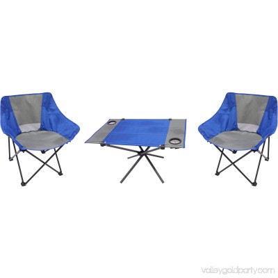 Ozark Trail 3-Piece Portable Table and Chair Set 555394039